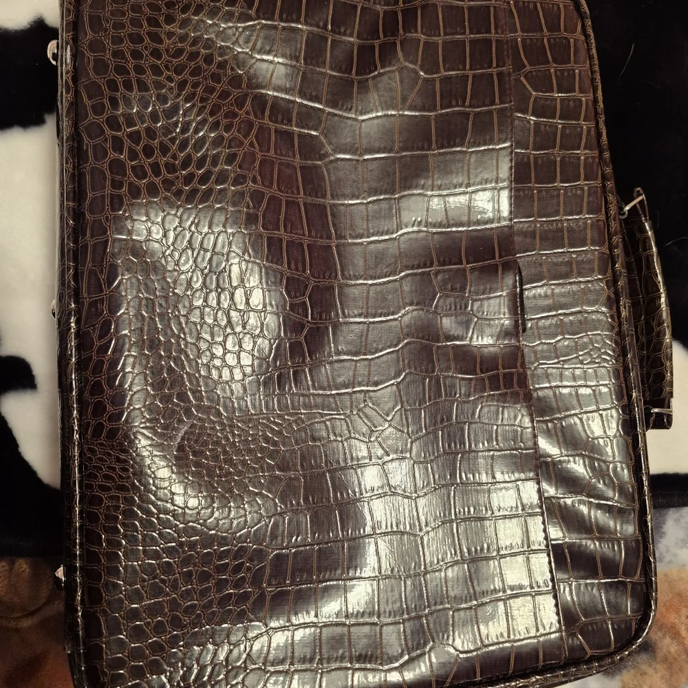 Gold &brown Sequin Laptop Bag - Picture 8 of 12